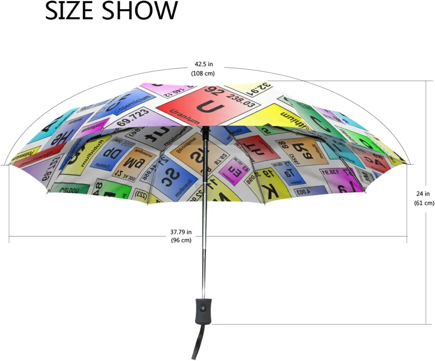 Oyihfvs Automatic Windproof Waterproof Umbrella, Folding Umbrella Reinforced Portable Automatic Compact Anti-UV Sun rain Auto Open/Close