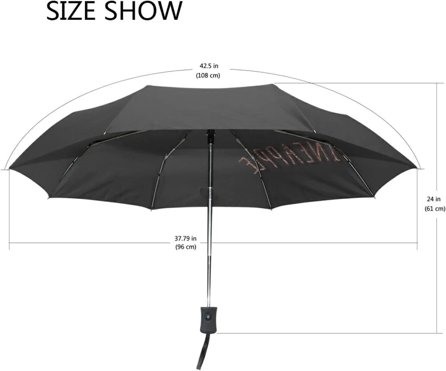 Oyihfvs Automatic Windproof Waterproof Umbrella, Folding Umbrella Reinforced Portable Automatic Compact Anti-UV Sun rain Auto Open/Close