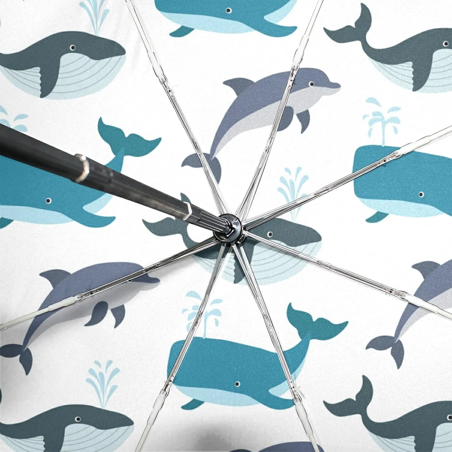 Oyihfvs Automatic Windproof Waterproof Umbrella, Folding Umbrella Reinforced Portable Automatic Compact Anti-UV Sun rain Auto Open/Close