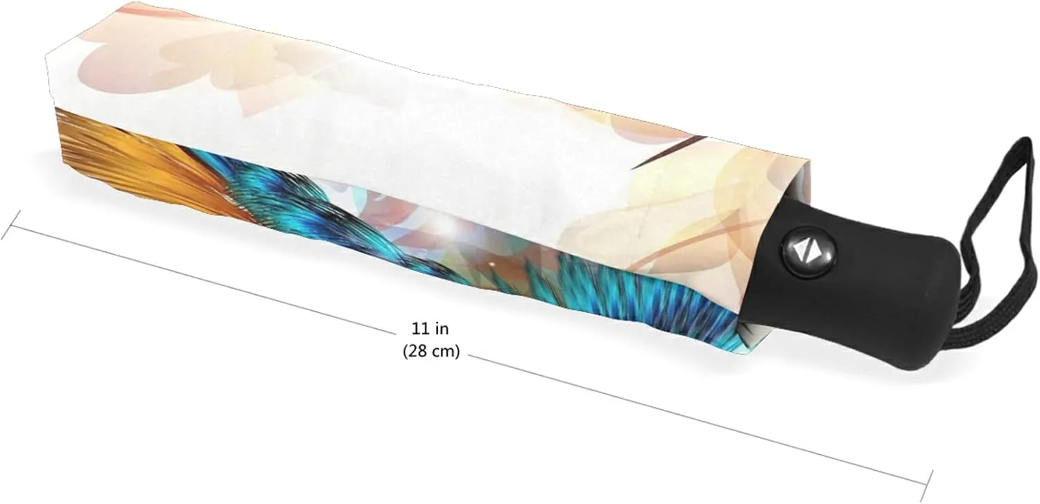 Oyihfvs Automatic Windproof Waterproof Umbrella, Folding Umbrella Reinforced Portable Automatic Compact Anti-UV Sun rain Auto Open/Close