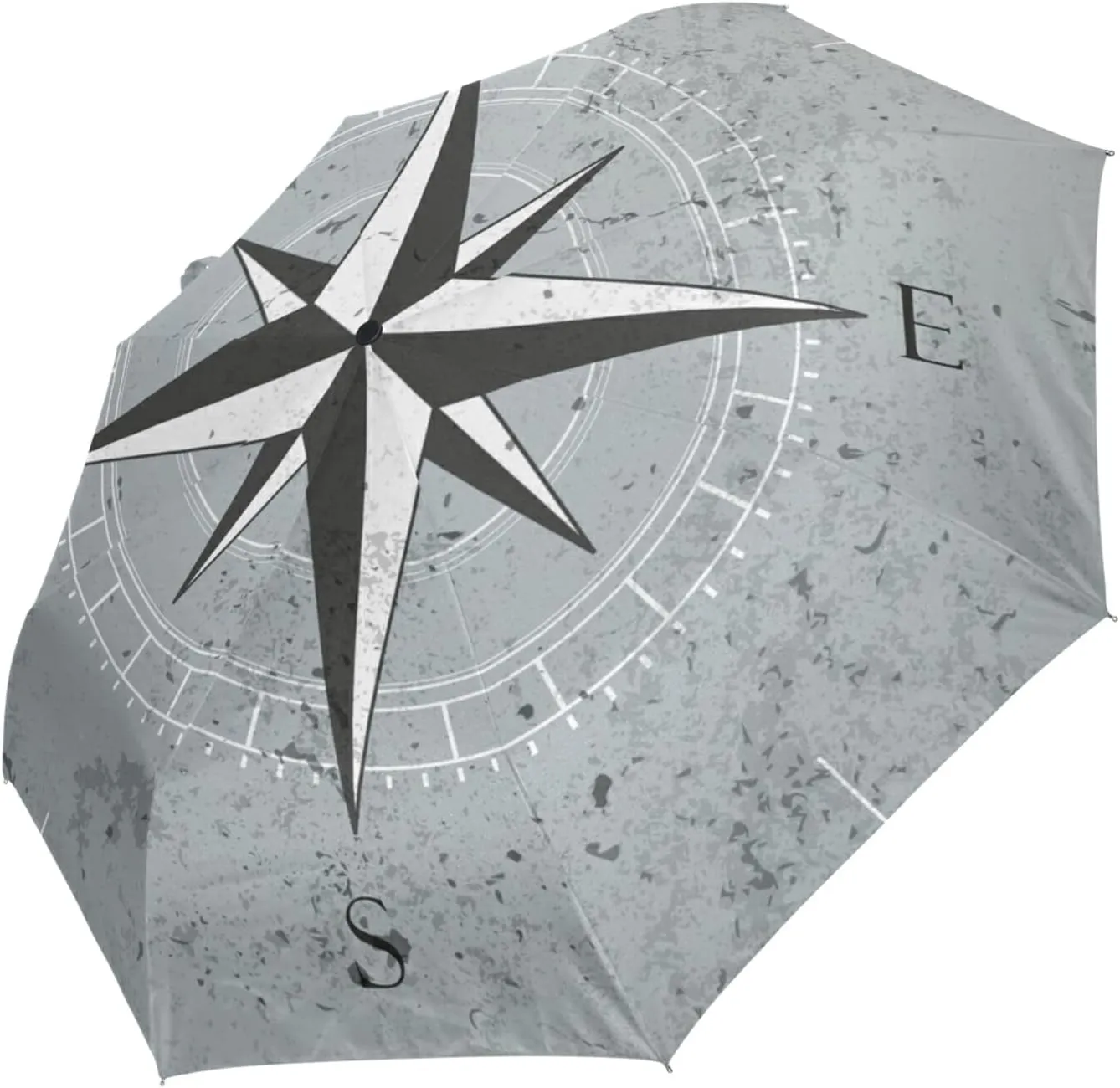 Oyihfvs Automatic Windproof Waterproof Umbrella, Folding Umbrella Reinforced Portable Automatic Compact Anti-UV Sun rain Auto Open/Close