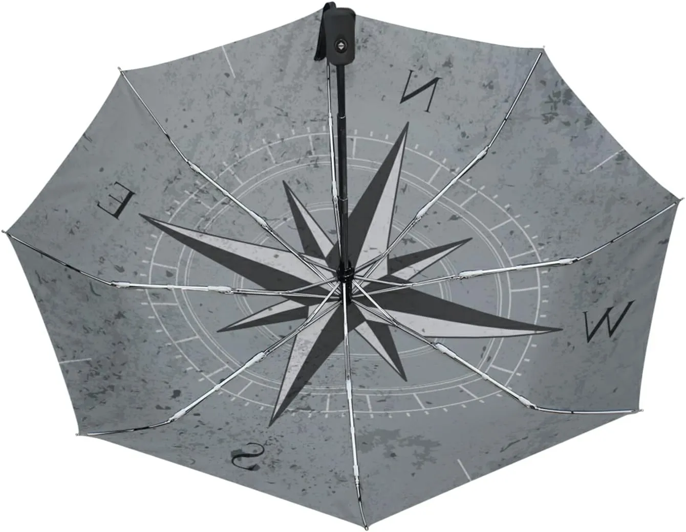 Oyihfvs Automatic Windproof Waterproof Umbrella, Folding Umbrella Reinforced Portable Automatic Compact Anti-UV Sun rain Auto Open/Close