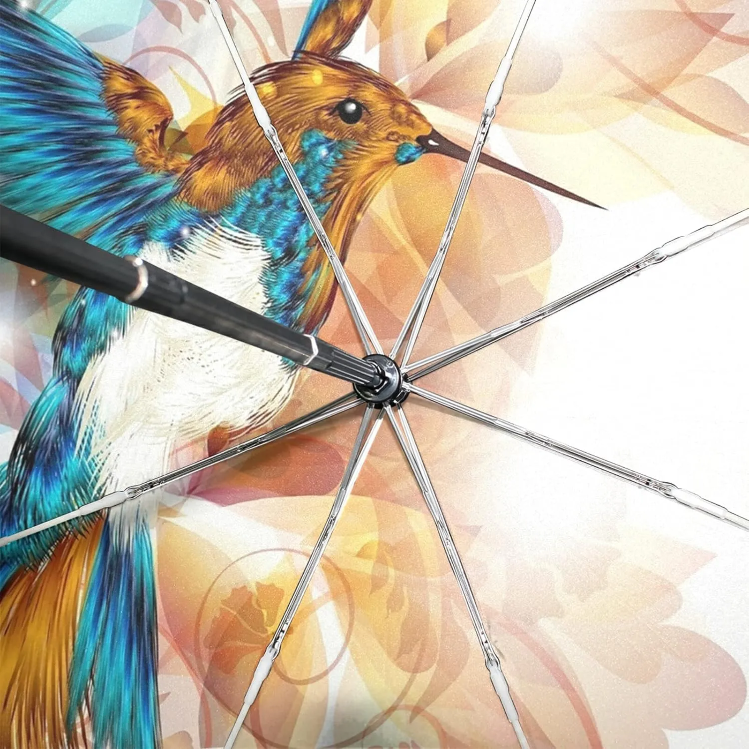Oyihfvs Automatic Windproof Waterproof Umbrella, Folding Umbrella Reinforced Portable Automatic Compact Anti-UV Sun rain Auto Open/Close
