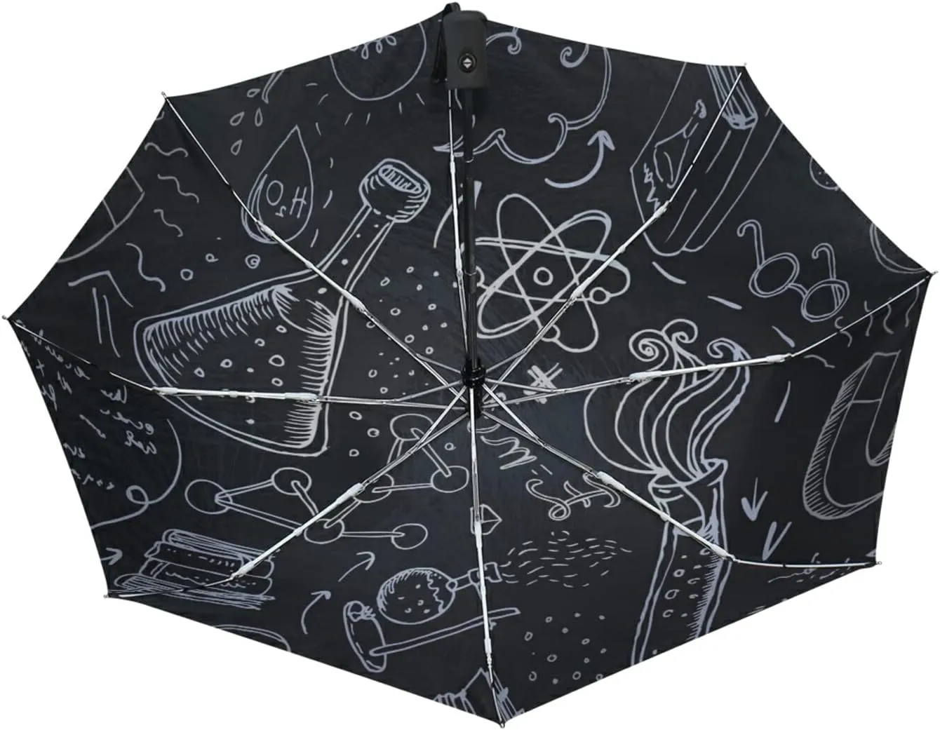 Oyihfvs Automatic Windproof Waterproof Umbrella, Folding Umbrella Reinforced Portable Automatic Compact Anti-UV Sun rain Auto Open/Close
