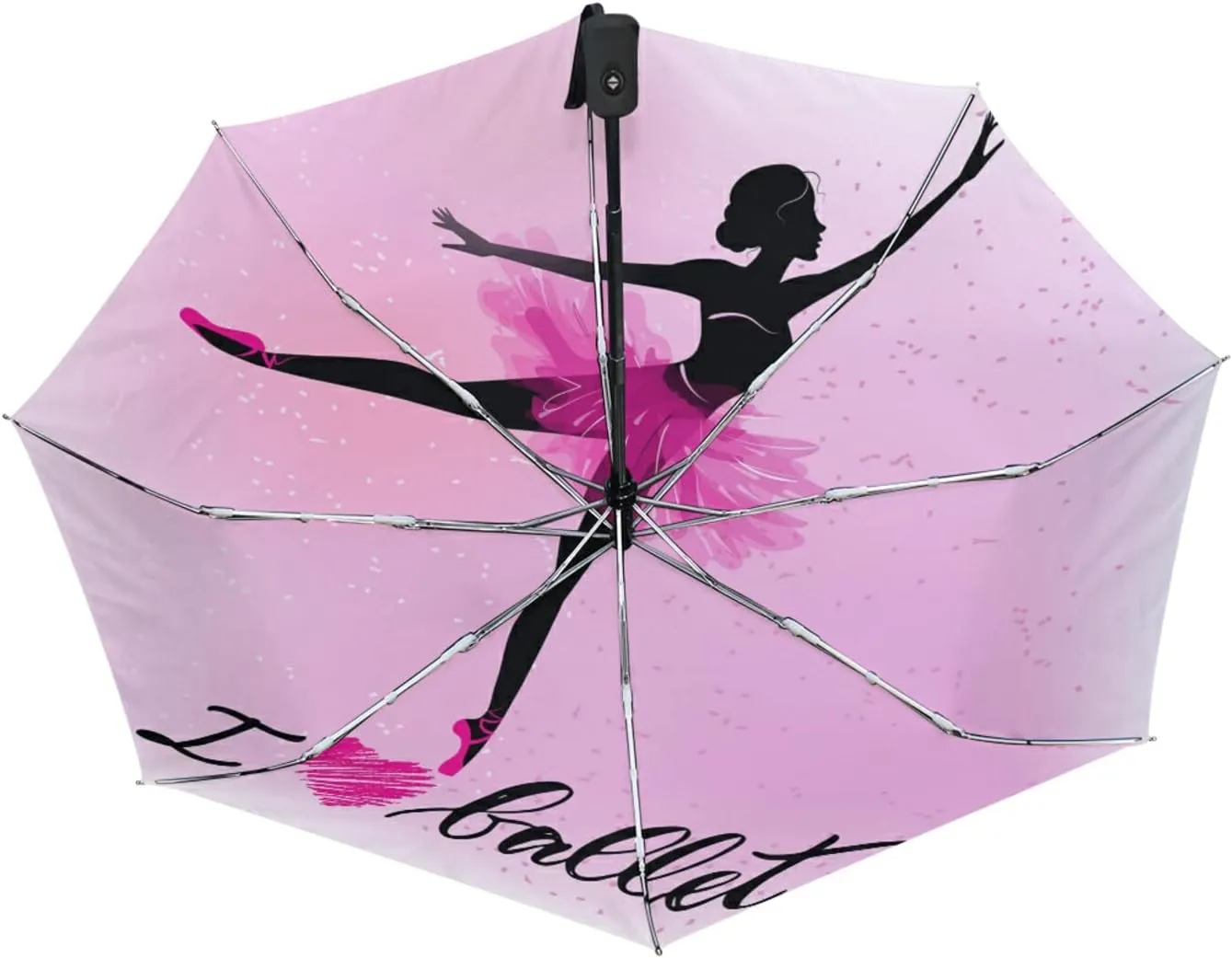Oyihfvs Automatic Windproof Waterproof Umbrella, Folding Umbrella Reinforced Portable Automatic Compact Anti-UV Sun rain Auto Open/Close