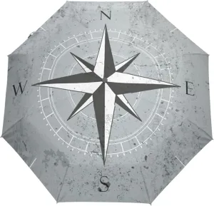 Oyihfvs Automatic Windproof Waterproof Umbrella, Folding Umbrella Reinforced Portable Automatic Compact Anti-UV Sun rain Auto Open/Close