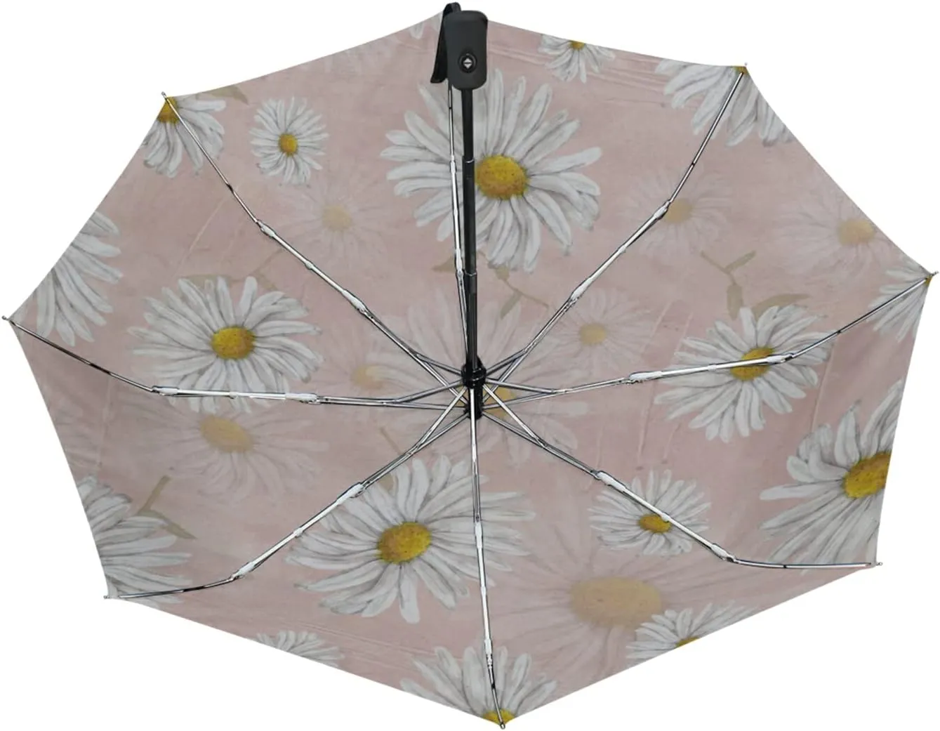 Oyihfvs Automatic Windproof Waterproof Umbrella, Folding Umbrella Reinforced Portable Automatic Compact Anti-UV Sun rain Auto Open/Close