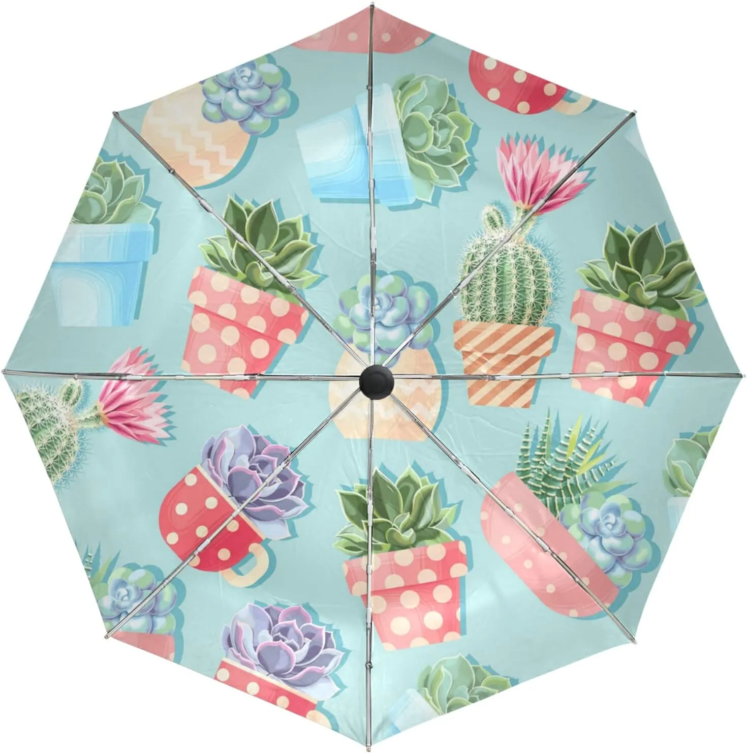 Oyihfvs Automatic Windproof Waterproof Umbrella, Folding Umbrella Reinforced Portable Automatic Compact Anti-UV Sun rain Auto Open/Close