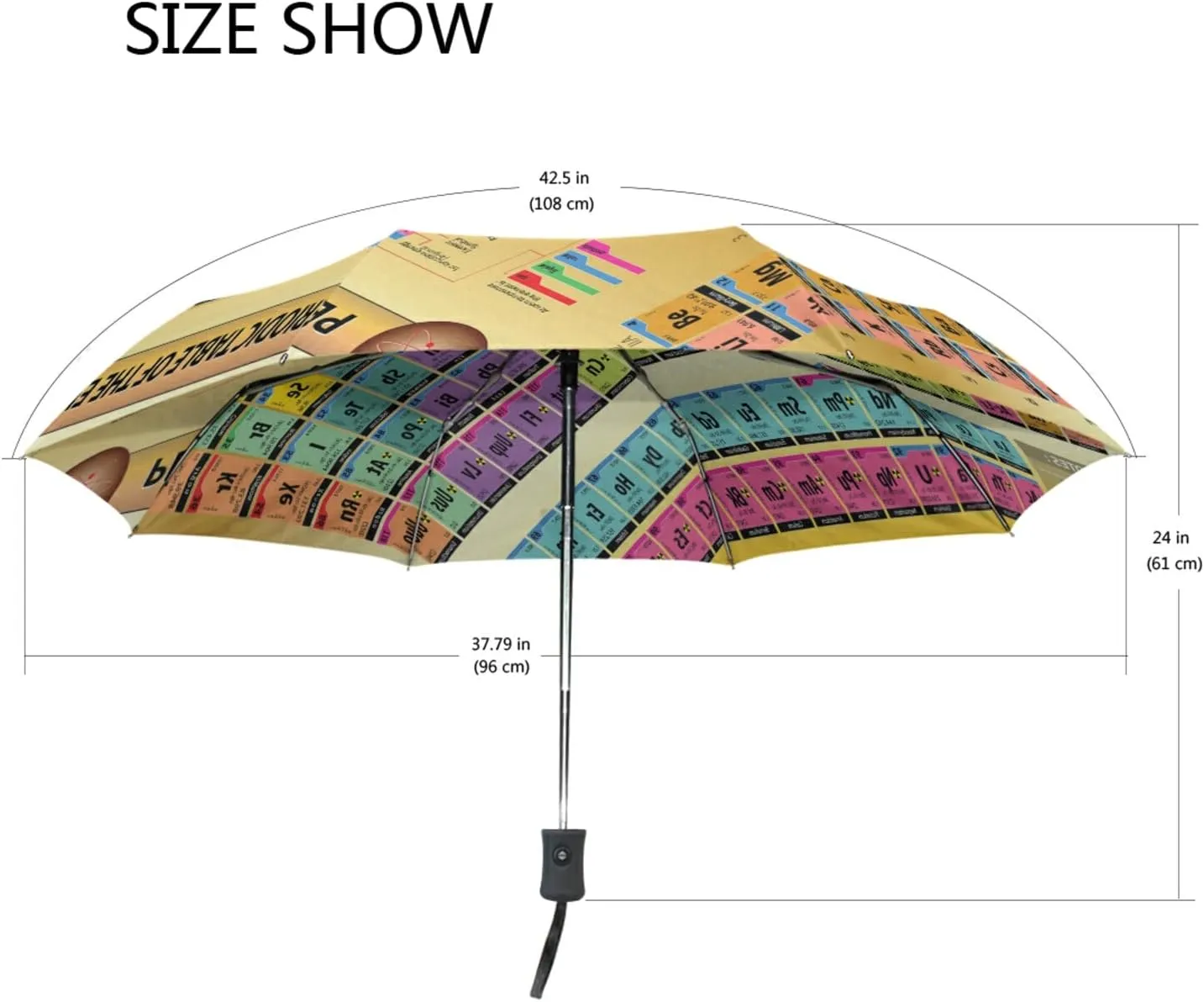 Oyihfvs Automatic Windproof Waterproof Umbrella, Folding Umbrella Reinforced Portable Automatic Compact Anti-UV Sun rain Auto Open/Close