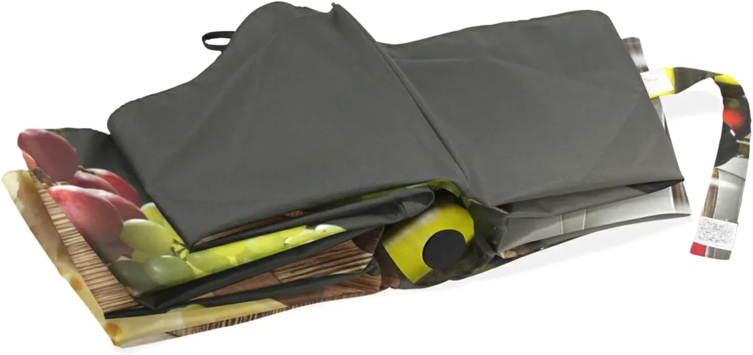 Oyihfvs Automatic Windproof Waterproof Umbrella, Folding Umbrella Reinforced Portable Compact Anti-UV Sun rain Auto Open/Close