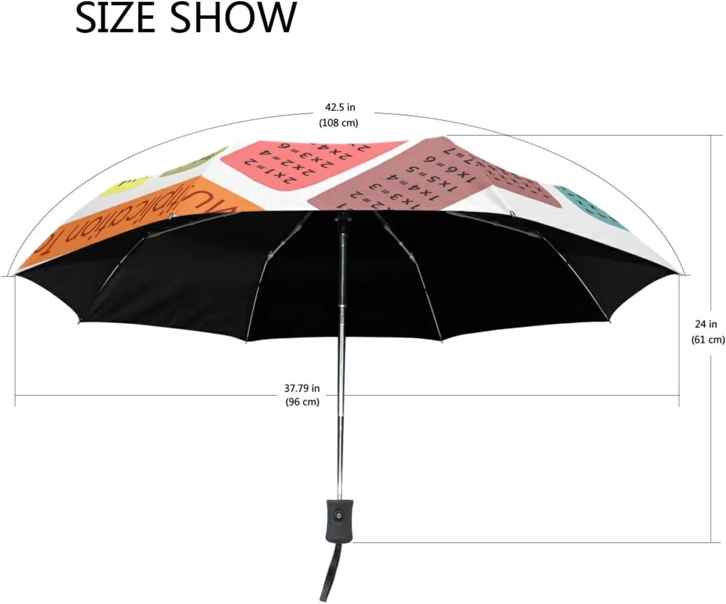 Oyihfvs Automatic Windproof Waterproof Umbrella, Folding Umbrella Reinforced Portable Compact Anti-UV Sun rain Auto Open/Close