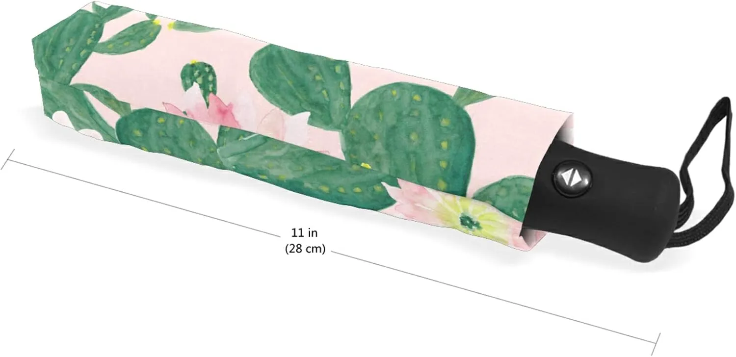 Oyihfvs Automatic Windproof Waterproof Umbrella, Folding Umbrella Reinforced Portable Compact Anti-UV Sun rain Auto Open/Close