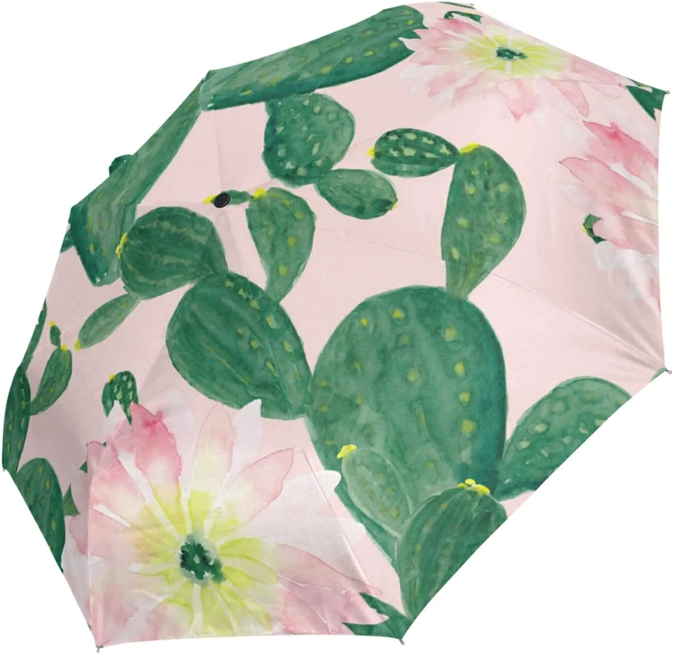 Oyihfvs Automatic Windproof Waterproof Umbrella, Folding Umbrella Reinforced Portable Compact Anti-UV Sun rain Auto Open/Close