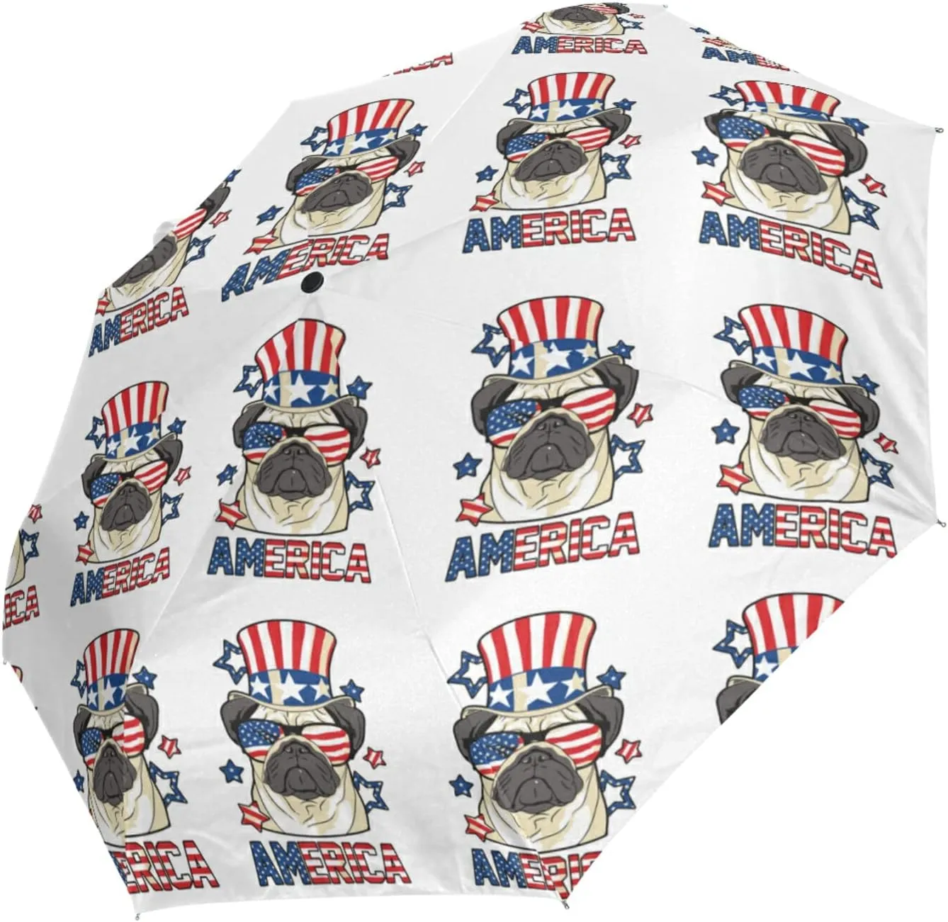 Oyihfvs Automatic Windproof Waterproof Umbrella, Folding Umbrella Reinforced Portable Compact Anti-UV Sun rain Auto Open/Close