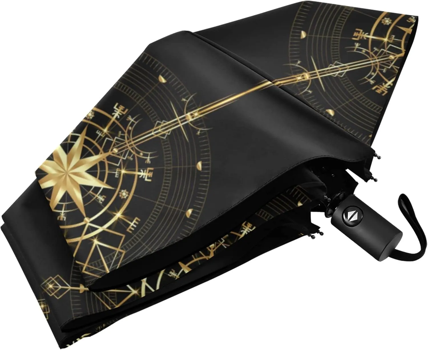 Oyihfvs Automatic Windproof Waterproof Umbrella, Folding Umbrella Reinforced Portable Compact UV Protection Sun rain Auto Open/Close