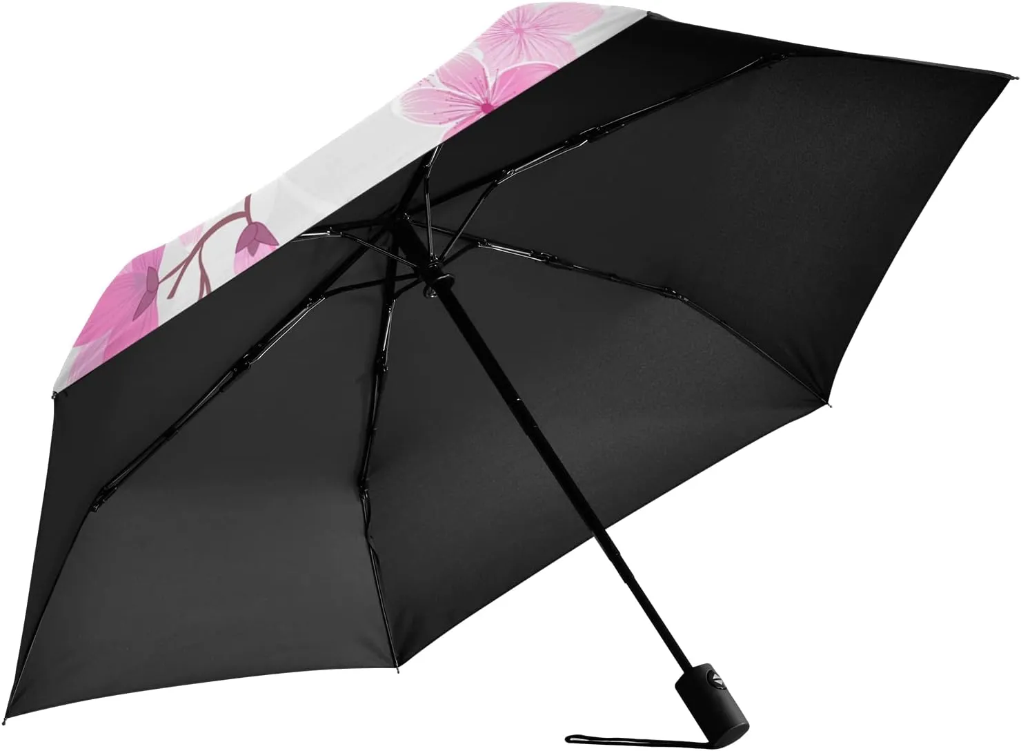 Oyihfvs Automatic Windproof Waterproof Umbrella, Folding Umbrella Reinforced Portable Compact UV Protection Sun rain Auto Open/Close