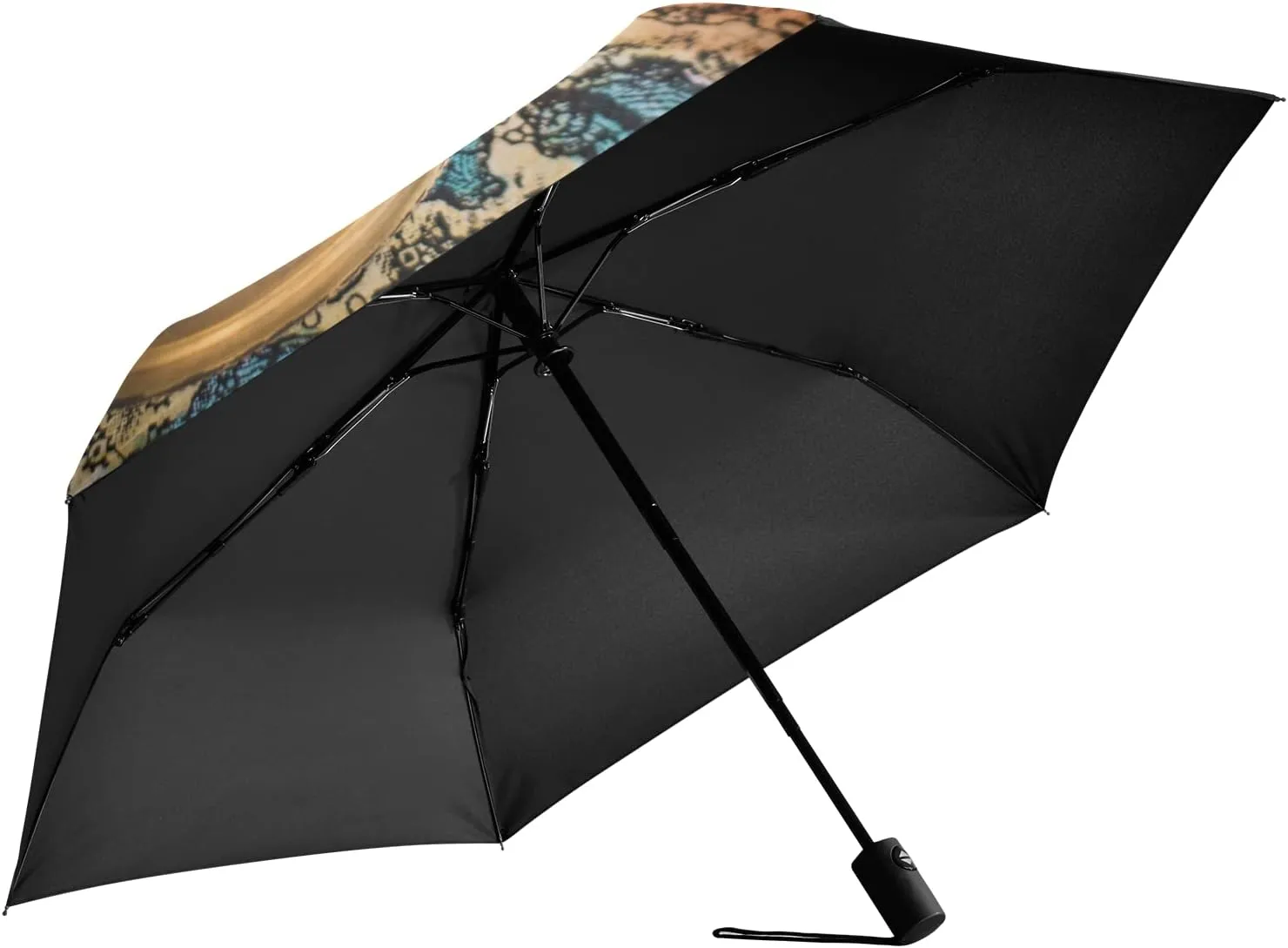 Oyihfvs Automatic Windproof Waterproof Umbrella, Folding Umbrella Reinforced Portable Compact UV Protection Sun rain Auto Open/Close