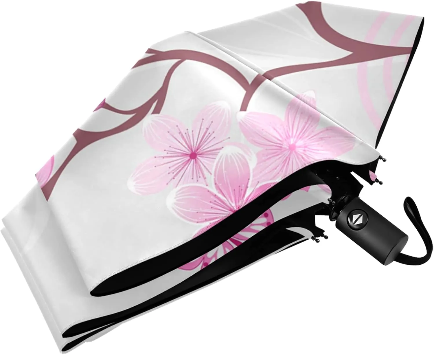 Oyihfvs Automatic Windproof Waterproof Umbrella, Folding Umbrella Reinforced Portable Compact UV Protection Sun rain Auto Open/Close