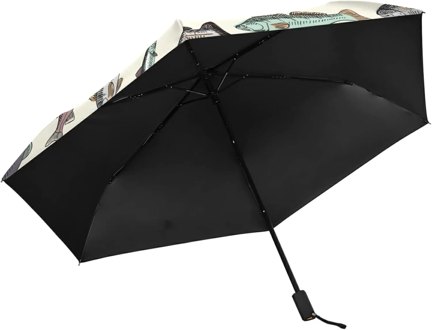Oyihfvs Parasol Folding Umbrella, Reinforced Windproof Waterproof, Portable Compact Anti-UV Sun Rain Protection for Travel Outdoor