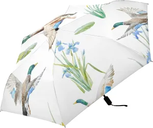 Oyihfvs Parasol Folding Umbrella, Reinforced Windproof Waterproof, Portable Compact Anti-UV Sun Rain Protection for Travel Outdoor