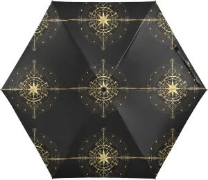 Oyihfvs Parasol Folding Umbrella, Reinforced Windproof Waterproof, Portable Compact Anti-UV Sun Rain Protection for Travel Outdoor