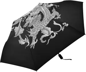 Oyihfvs Parasol Folding Umbrella, Reinforced Windproof Waterproof, Portable Compact Anti-UV Sun Rain Protection for Travel Outdoor