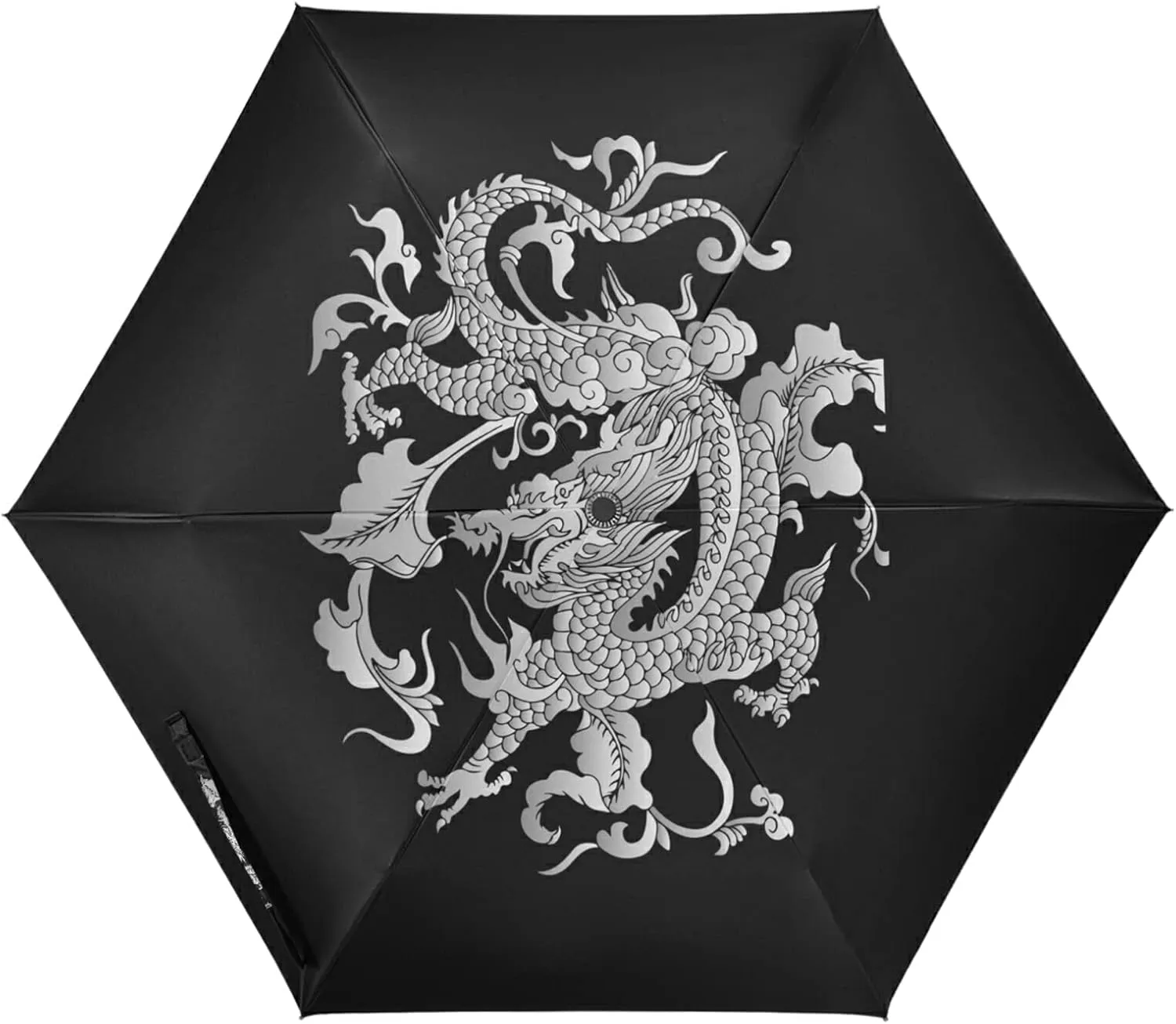 Oyihfvs Parasol Folding Umbrella, Reinforced Windproof Waterproof, Portable Compact Anti-UV Sun Rain Protection for Travel Outdoor