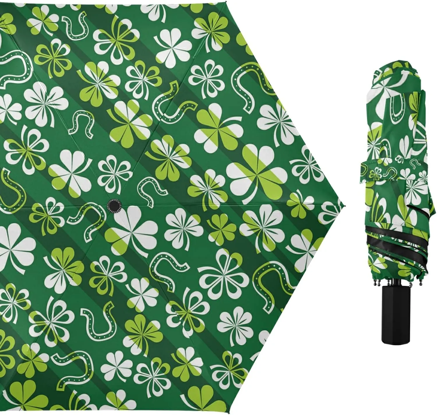 Oyihfvs Parasol Folding Umbrella, Reinforced Windproof Waterproof, Portable Compact Anti-UV Sun Rain Protection for Travel Outdoor