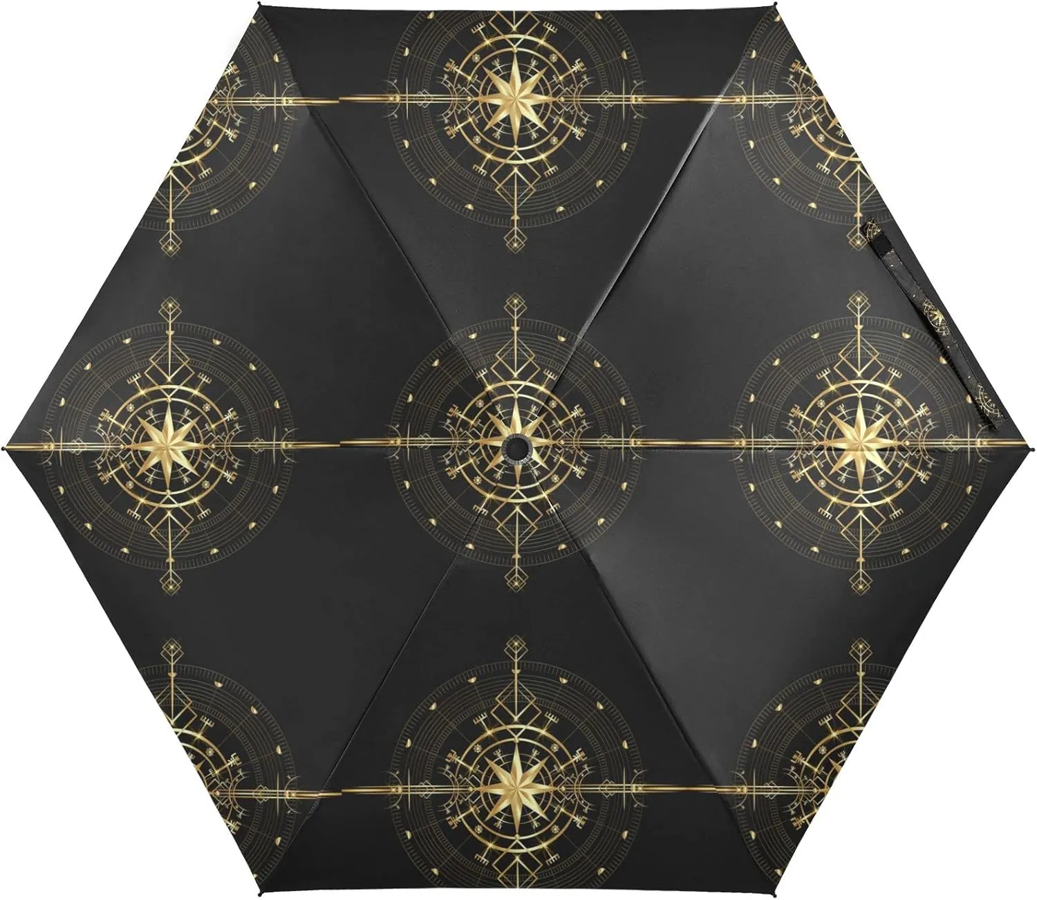Oyihfvs Parasol Folding Umbrella, Reinforced Windproof Waterproof, Portable Compact Anti-UV Sun Rain Protection for Travel Outdoor