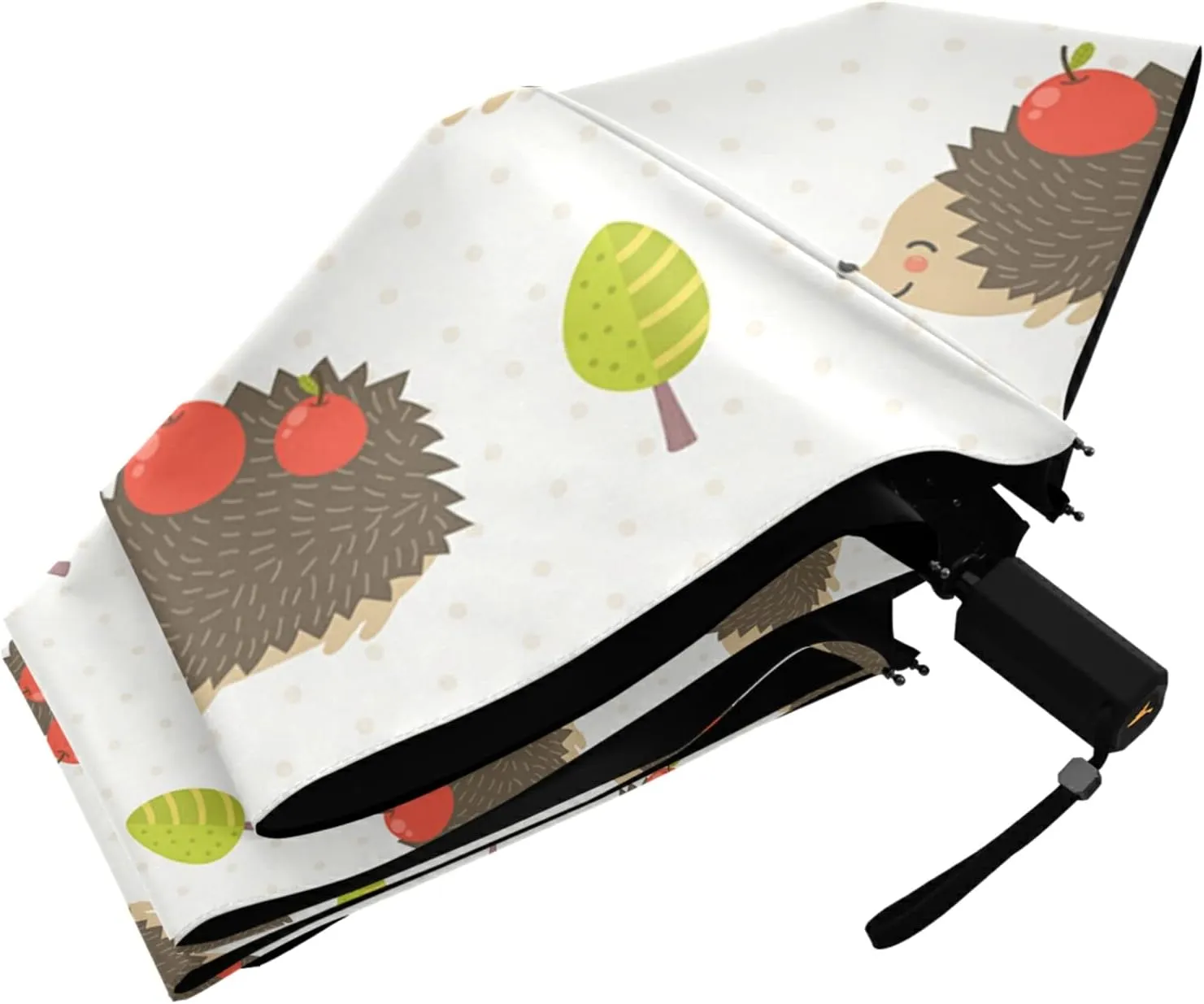 Oyihfvs Parasol Folding Umbrella, Reinforced Windproof Waterproof, Portable Compact Anti-UV Sun Rain Protection for Travel Outdoor