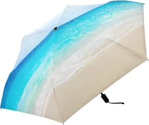 Oyihfvs Parasol Folding Umbrella, Reinforced Windproof Waterproof, Portable Compact Anti-UV Sun Rain Protection for Travel Outdoor