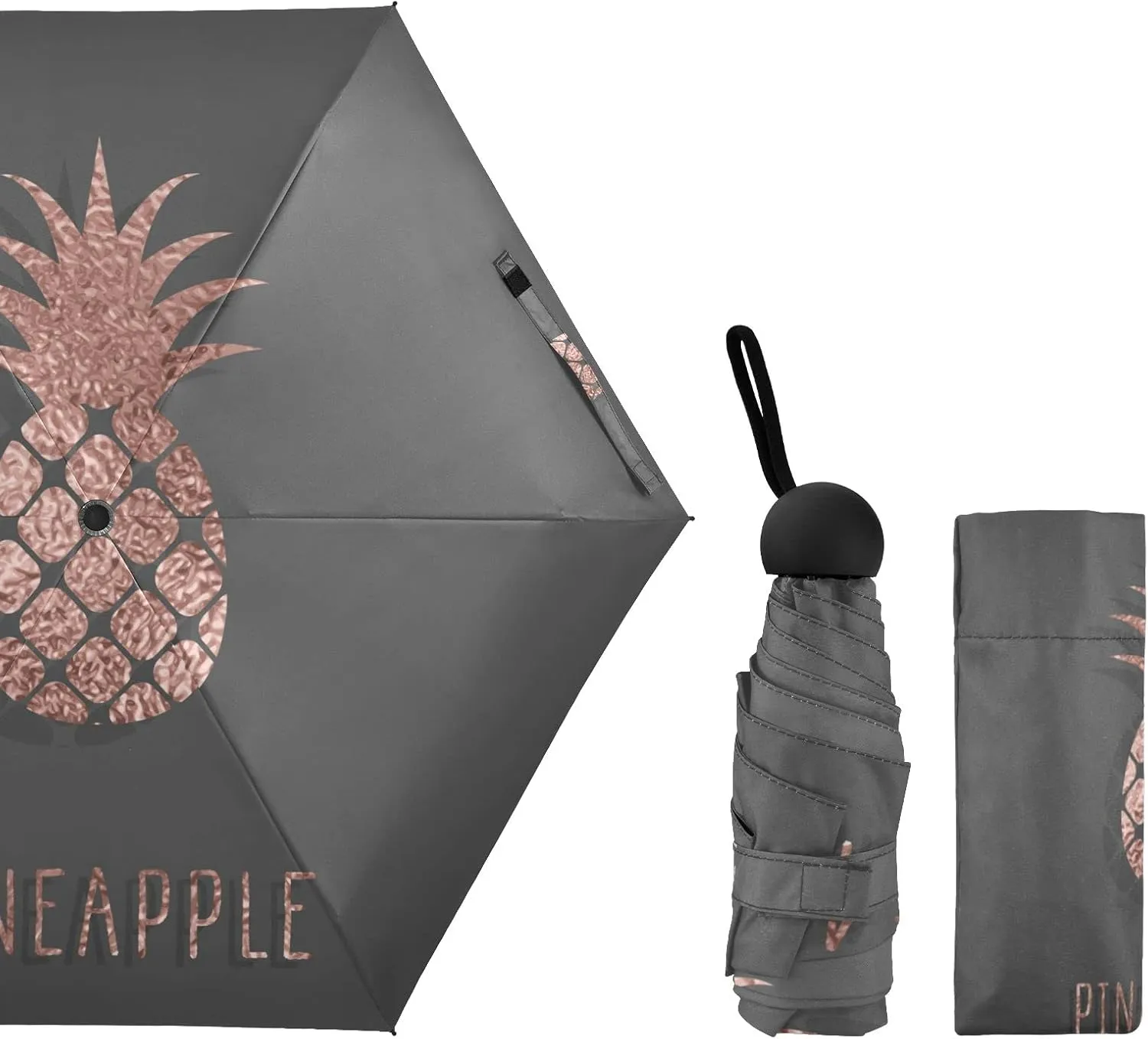 Oyihfvs Parasol Folding Umbrella, Reinforced Windproof Waterproof, Portable Compact Anti-UV Sun Rain Protection for Travel Outdoor