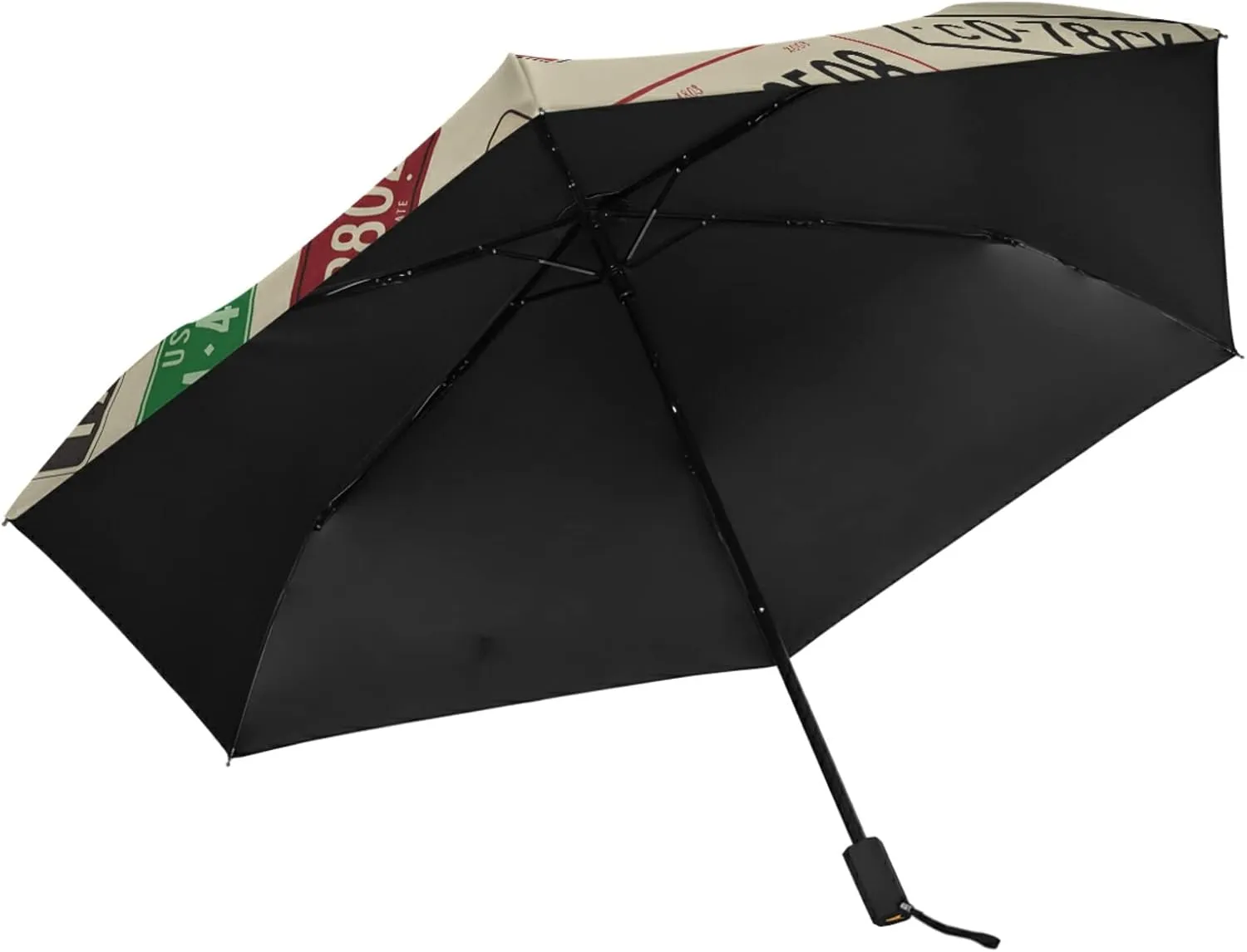 Oyihfvs Parasol Folding Umbrella, Reinforced Windproof Waterproof, Portable Compact Anti-UV Sun Rain Protection for Travel Outdoor