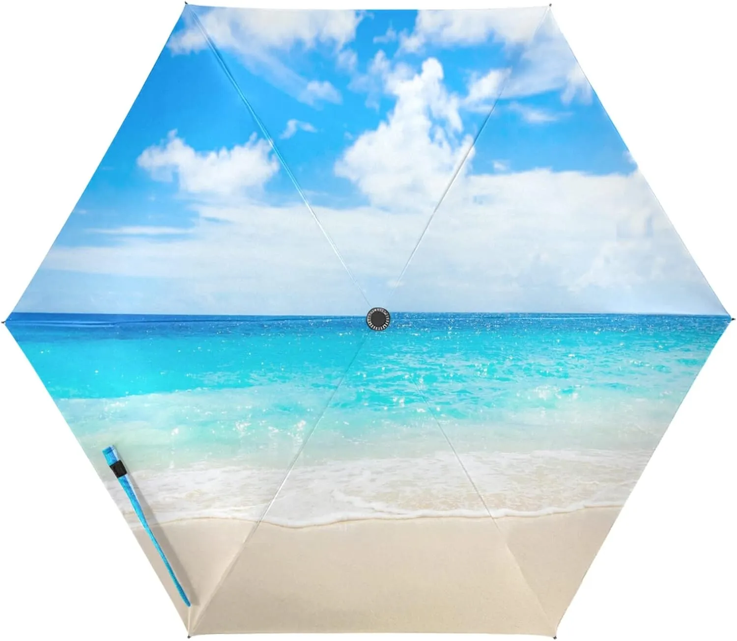 Oyihfvs Parasol Folding Umbrella, Reinforced Windproof Waterproof, Portable Compact Anti-UV Sun Rain Protection for Travel Outdoor