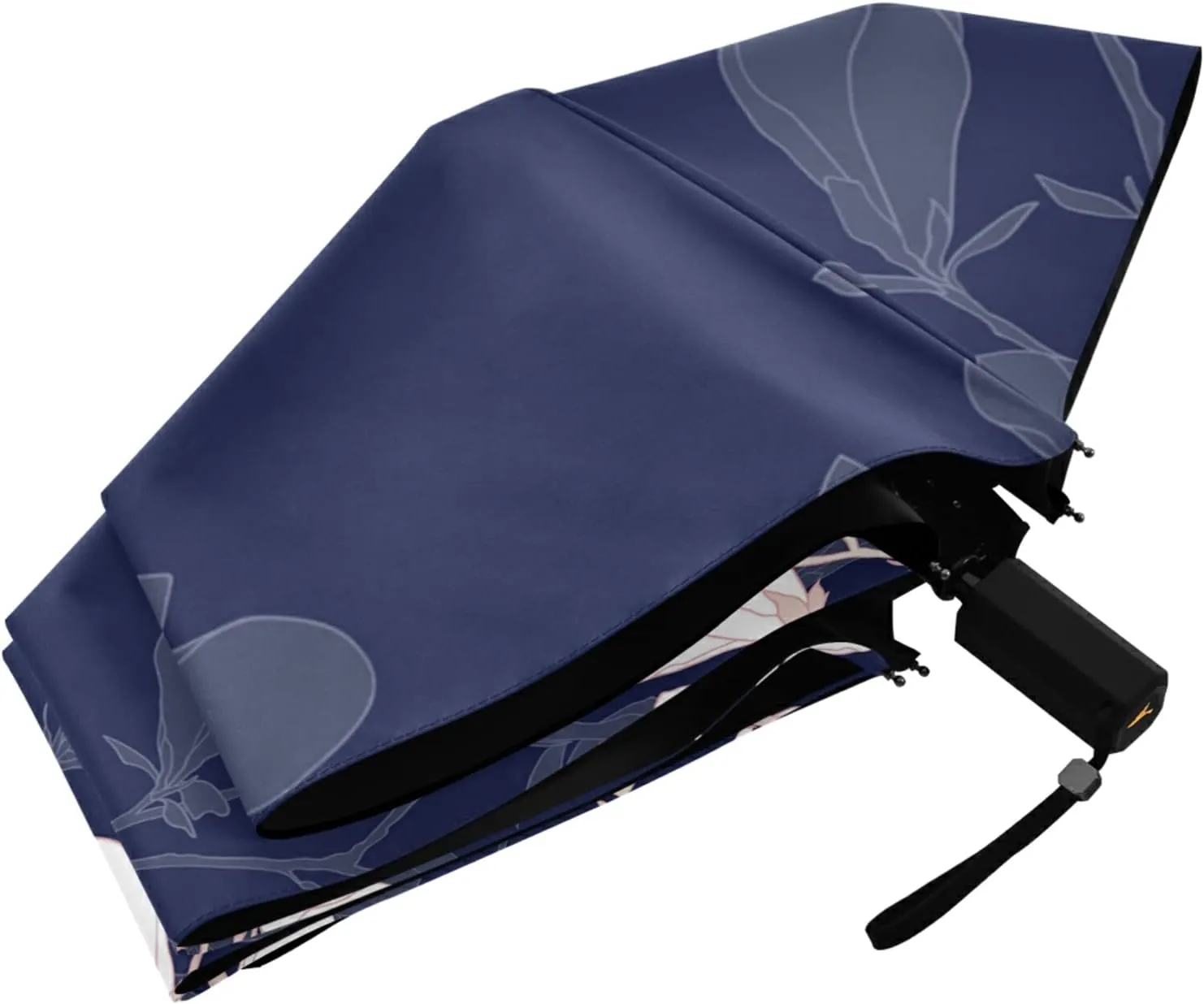 Oyihfvs Parasol Folding Umbrella, Reinforced Windproof Waterproof, Portable Compact Anti-UV Sun Rain Protection for Travel Outdoor