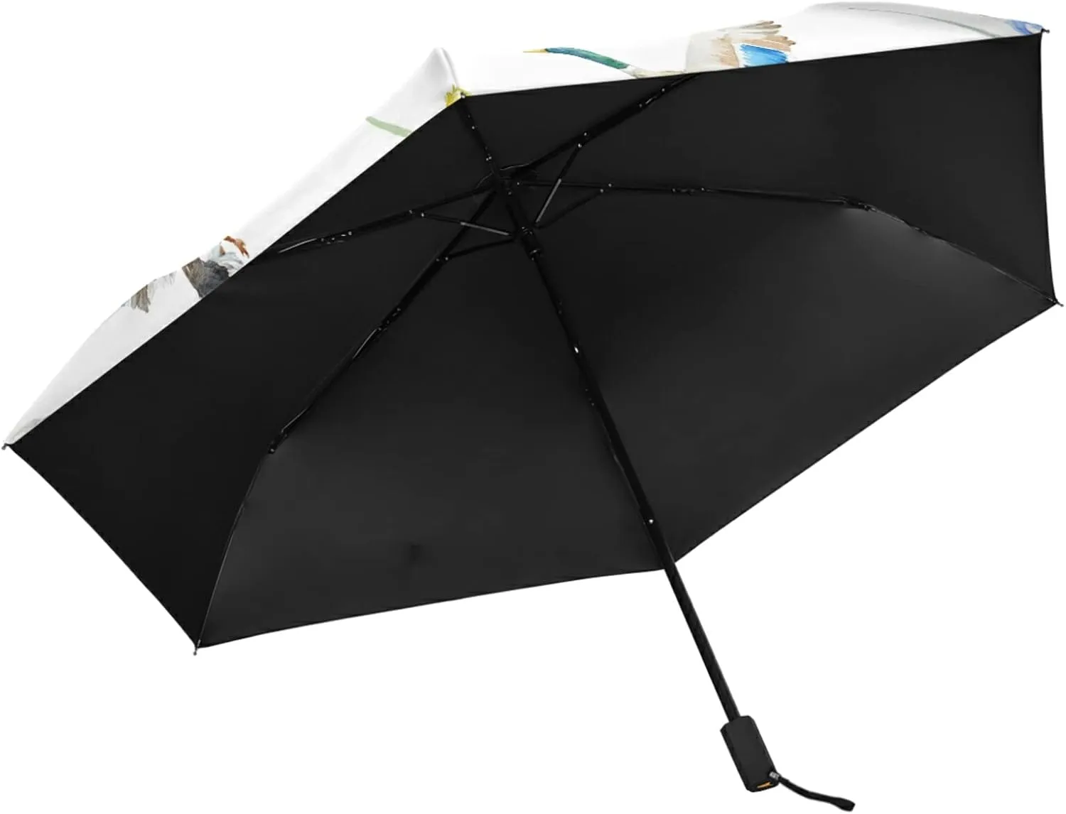 Oyihfvs Parasol Folding Umbrella, Reinforced Windproof Waterproof, Portable Compact Anti-UV Sun Rain Protection for Travel Outdoor