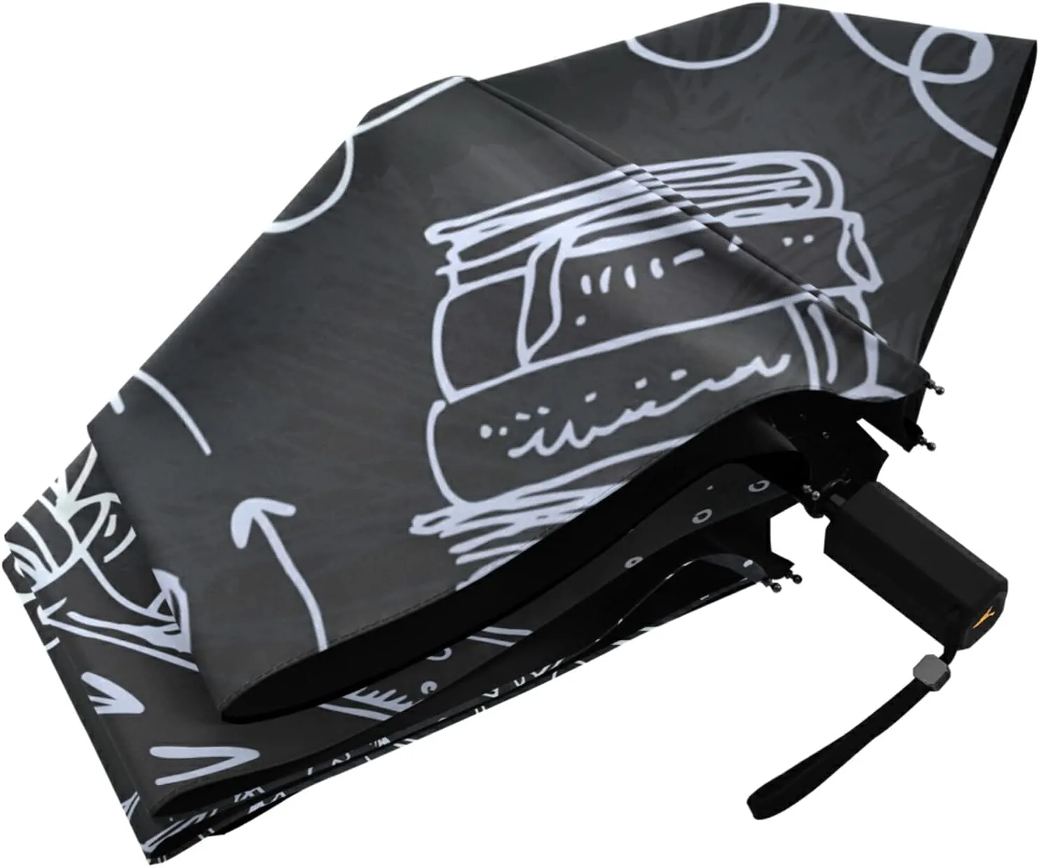 Oyihfvs Parasol Folding Umbrella, Reinforced Windproof Waterproof, Portable Compact Anti-UV Sun Rain Protection for Travel Outdoor