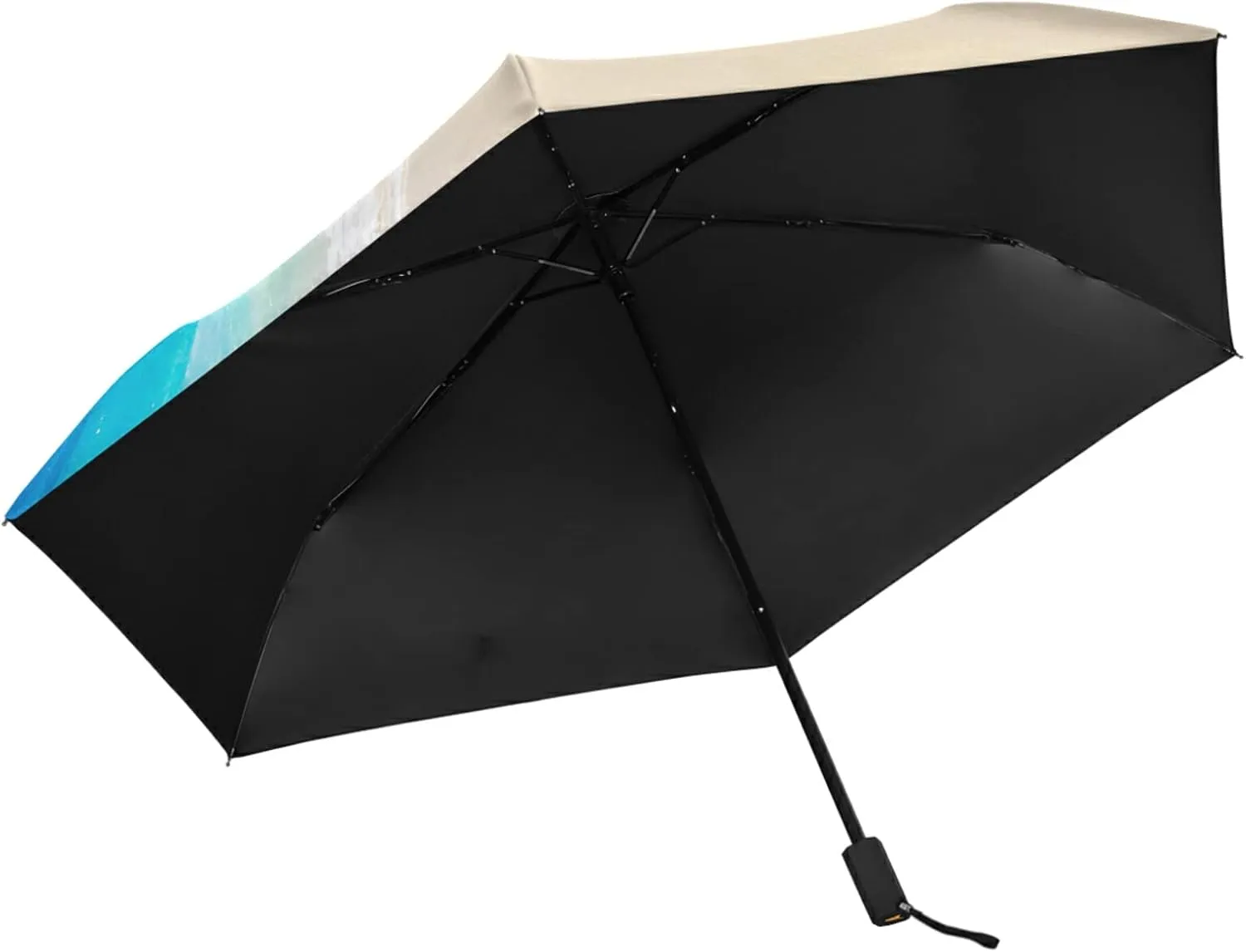 Oyihfvs Parasol Folding Umbrella, Reinforced Windproof Waterproof, Portable Compact Anti-UV Sun Rain Protection for Travel Outdoor