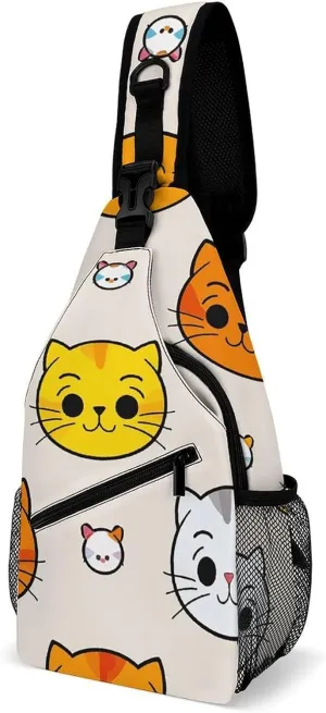 Paris Eiffel Tower Crossbody Bag, Sling Bag, Sling Backpack, Belt Bags for Travel Outdoors Hiking