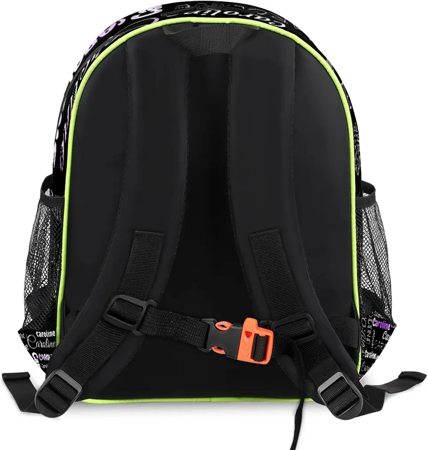 Personalized Backpack Bag with Name Lightweight Custom Shoulder Bags Waterproof Casual Backpacks Travel Laptop Bag for Travel Work Picnic 14.2in, Black Purple