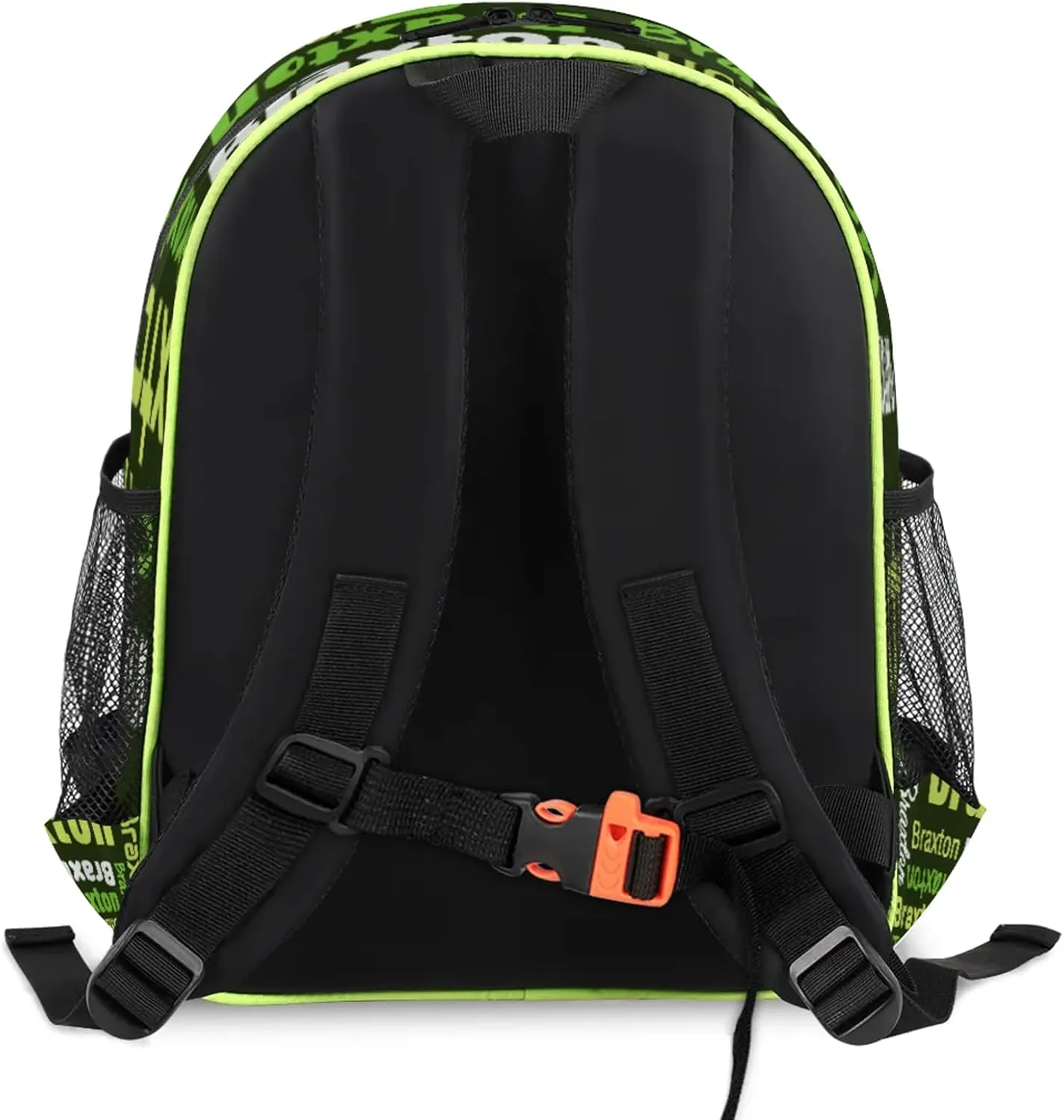 Personalized Backpacks with Name Customized Shoulder Bag Gifts for Women Men Waterproof Travel Casual Backpack 14.2in, Black Green