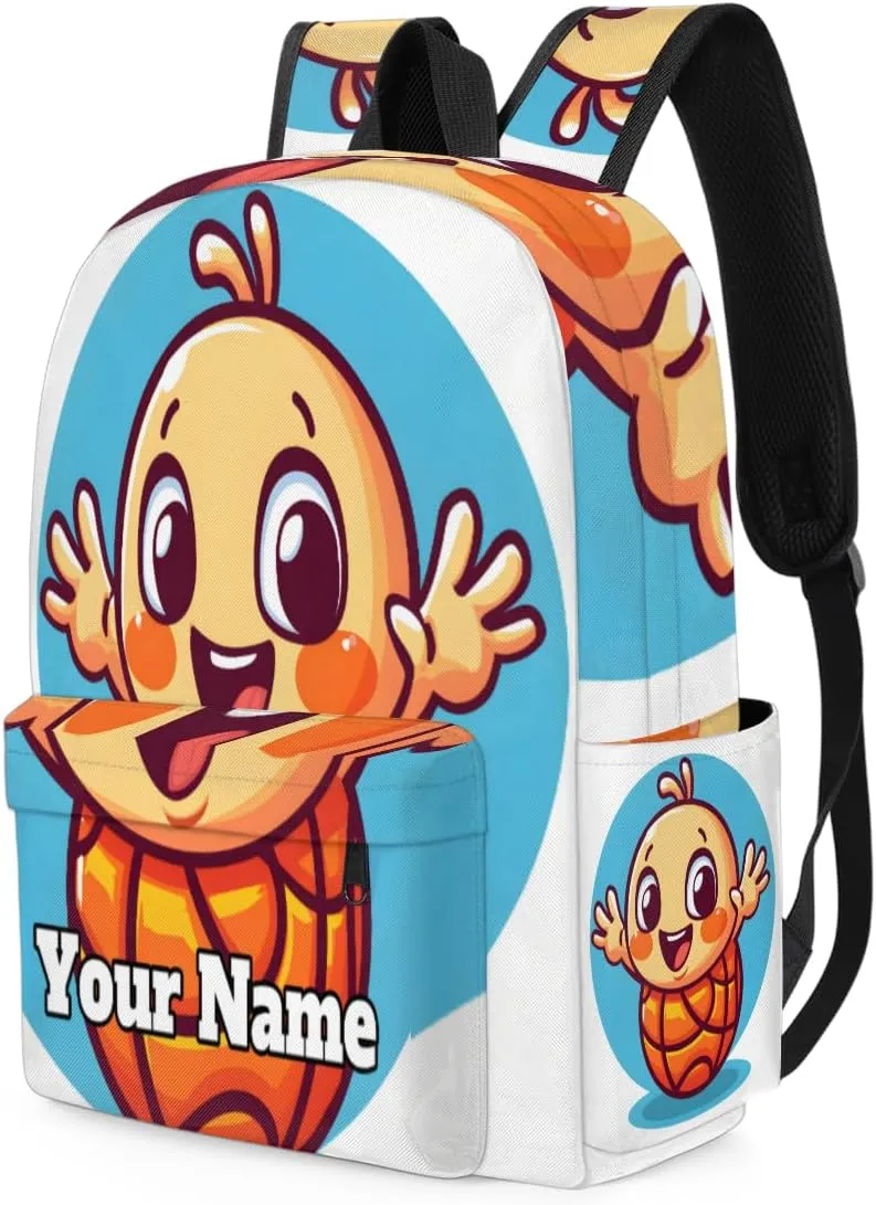 Personalized Basketball Preschool Toddler Backpack for Boys Girls Custom Kids Name Small Bookbags Kindergarten Elementary Backpack, Sports Ball Basketballs