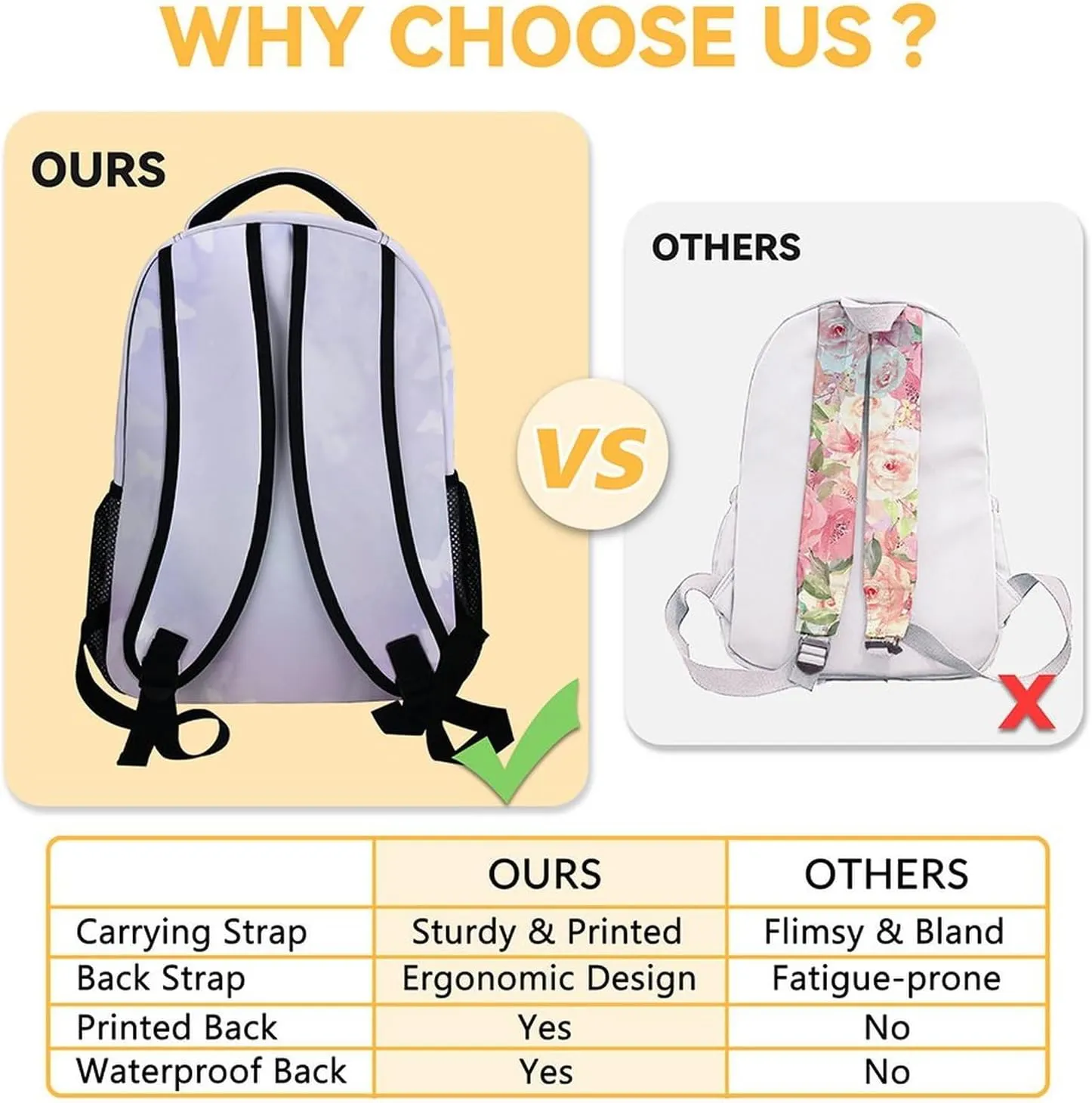 Personalized Butterfly Backpack with Lunch Box Set for Girls, Kids - 3 in 1 Primary Middle School Backpacks Matching Combo - Large Capacity, Durable, Lightweight, Purple Bookbag and Pencil Case Bundle