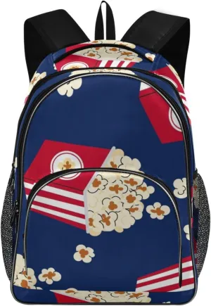 Popcorn Backpacks 22L Three Layer Arc Book Bag Lightweight for Travel Camping Hiking Rucksack Daypack Kids & Adults