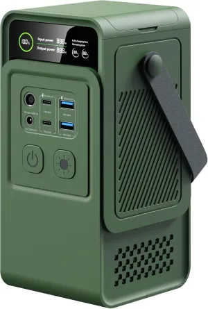 Power Bank Station 192Wh - 60000mAh Portable Power Station with LiFePO4 Battery for Outdoor Camping RVs Travel Home Backup