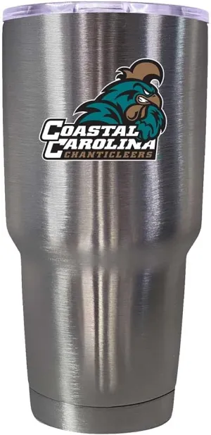R and R Imports Coastal Carolina University 24 oz Insulated Stainless Steel Tumbler Officially Licensed Collegiate Product (Stainless Steel)