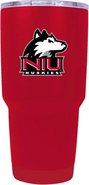 R and R Imports Northern Illinois Huskies 24 oz Insulated Stainless Steel Tumbler Red Officially Licensed Collegiate Product