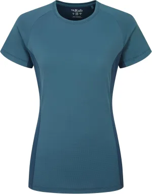 Rab Women's Trail Tee Shirt - Lightweight Short-Sleeve T-Shirt for Trail Running & Hiking