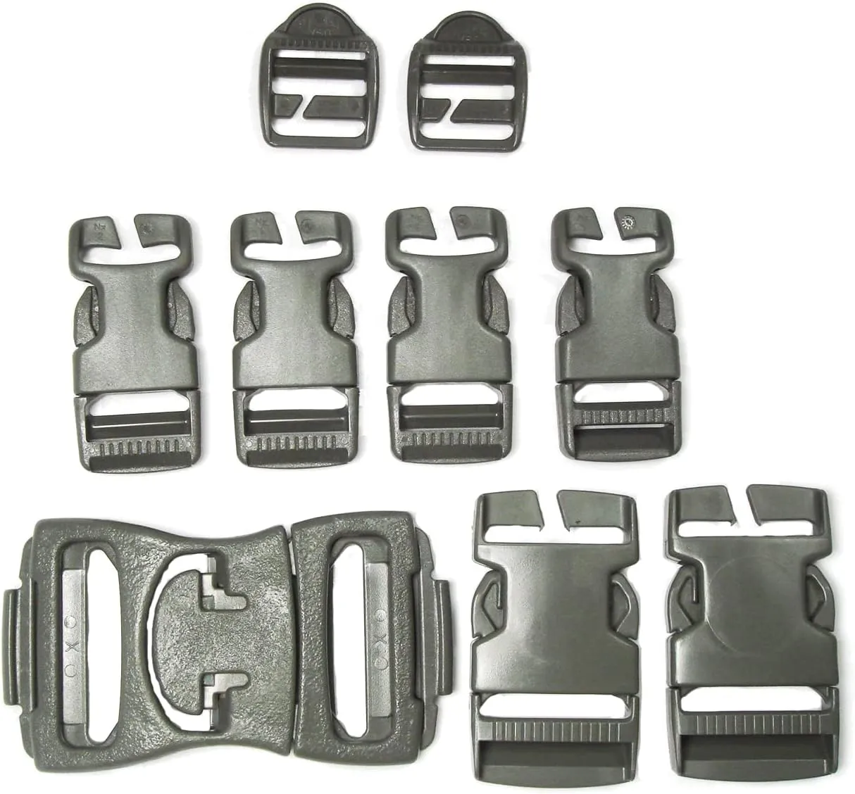 Replacement Field Repair No Sewing Mil-Spec Backpack Quick Attach Buckle Set Snap Clips
