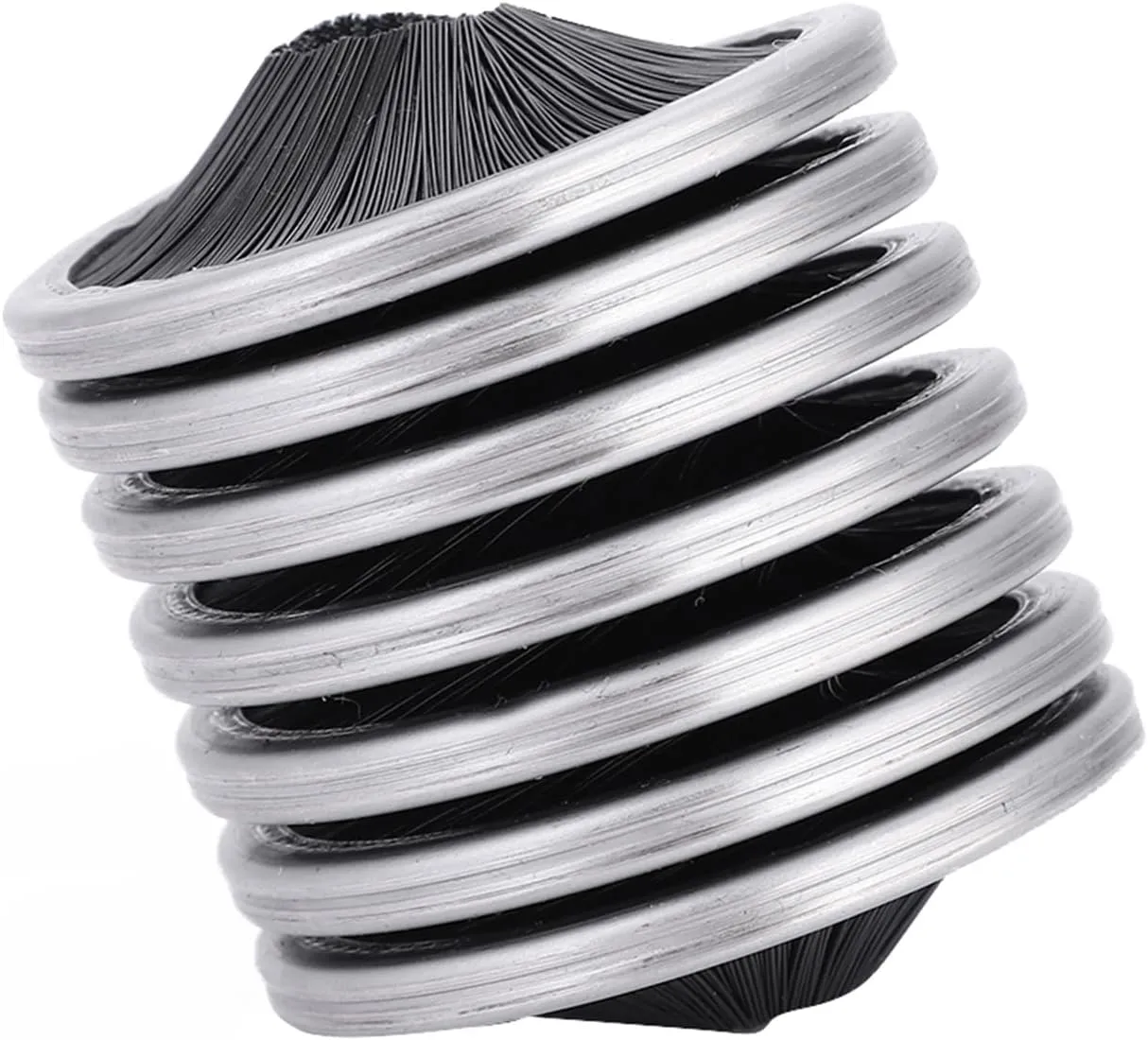 Rope Brush, Rope Cleaner Climbing, Nylon Stainless Steel Climbing Ropes Cleaner, Ropes Wash Tools, for Wire Way Mountaineering Cave Exploration Aerial Work